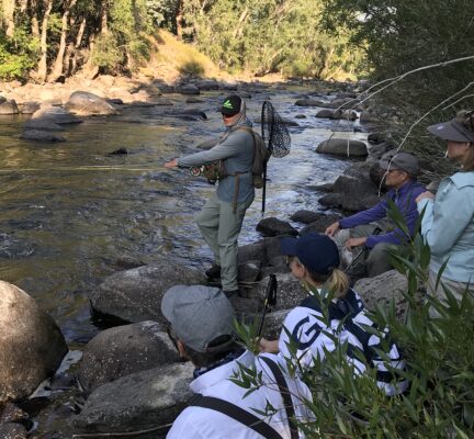 Fly fishing guide tips for deciding where to fish during a drought.