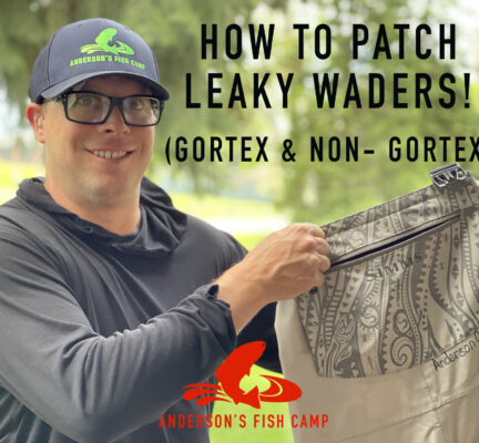 How to patch leaky waders