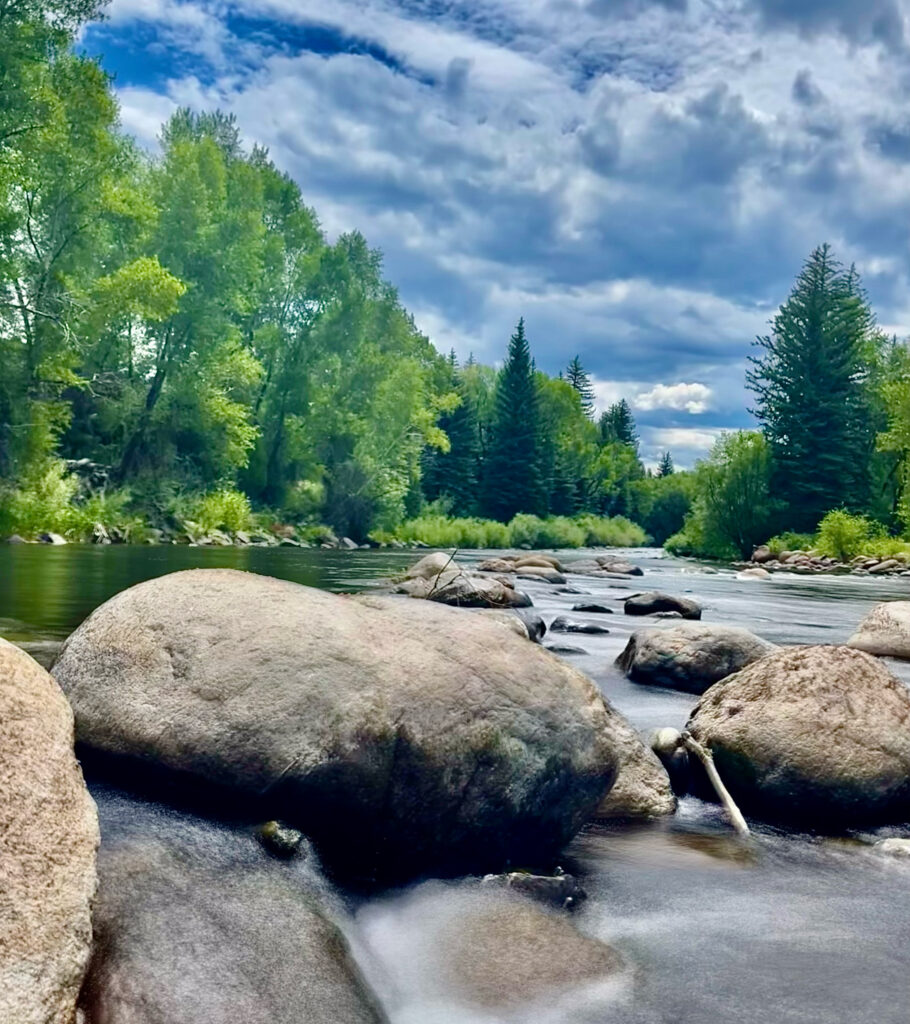 Summer Riverscape in Colorado